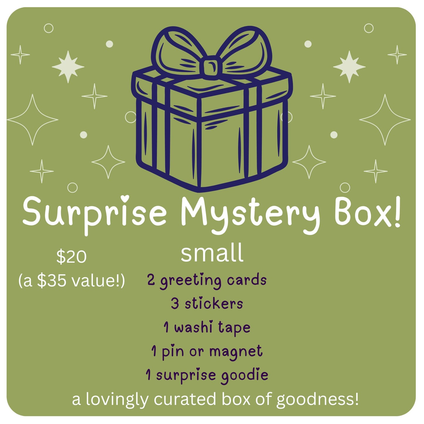 Mystery Box Bundle - Small  * $20 (Value: $35)