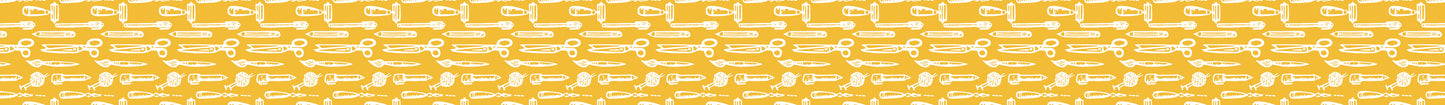 Art Tools Yellow 1 inch Washi Tape