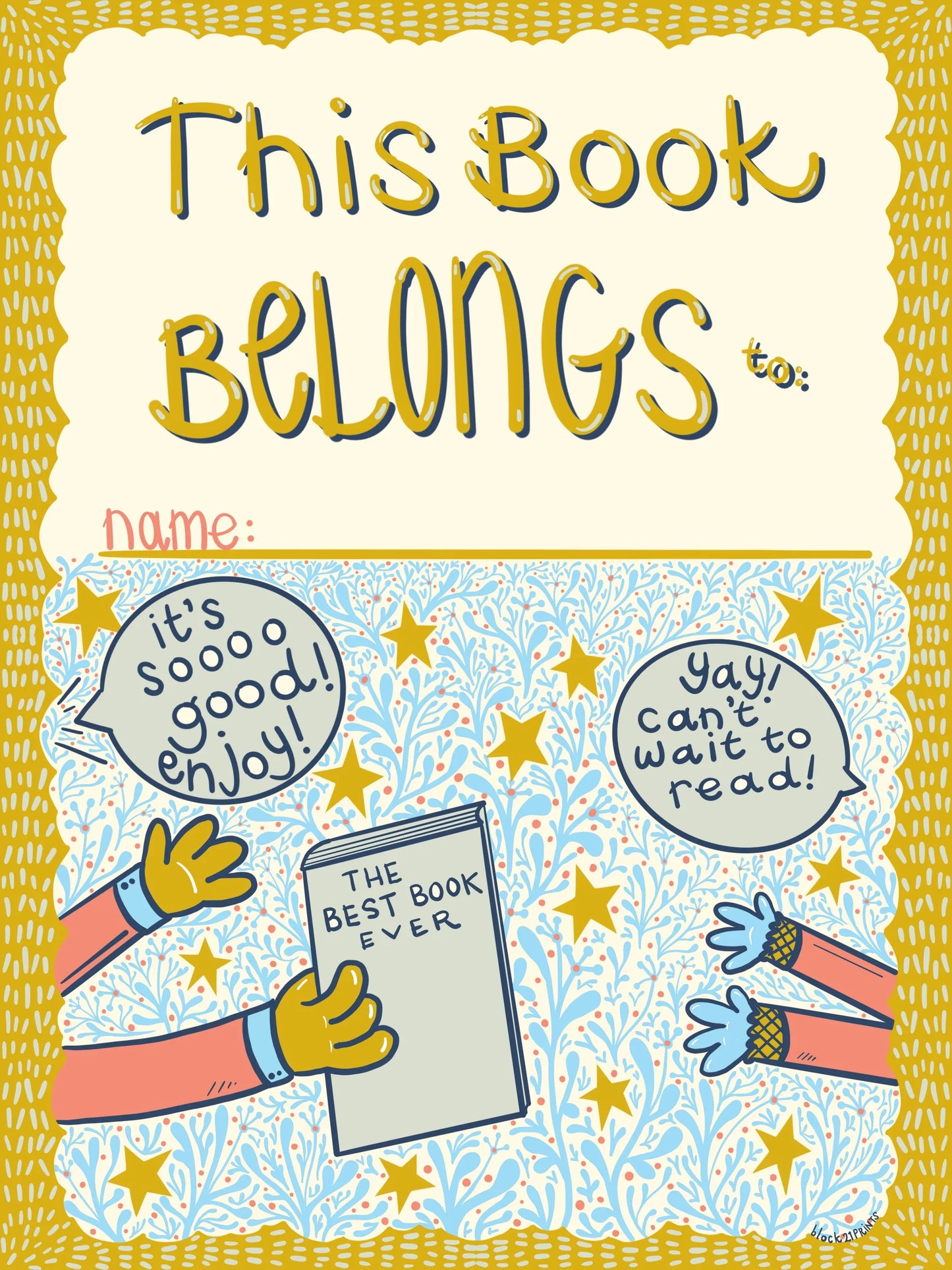 This Book Belongs To Bookplates – Best Book Ever