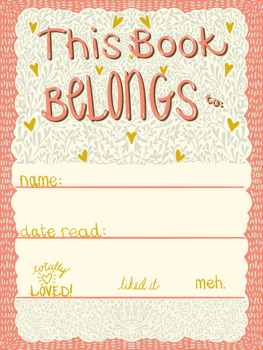 This Book Belongs To Bookplates – Loved It
