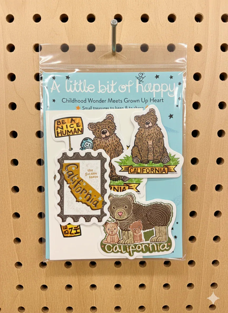 California Gift Bundle | Stickers & Postcard