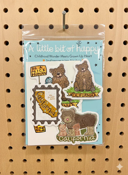 California Gift Bundle | Stickers & Postcard