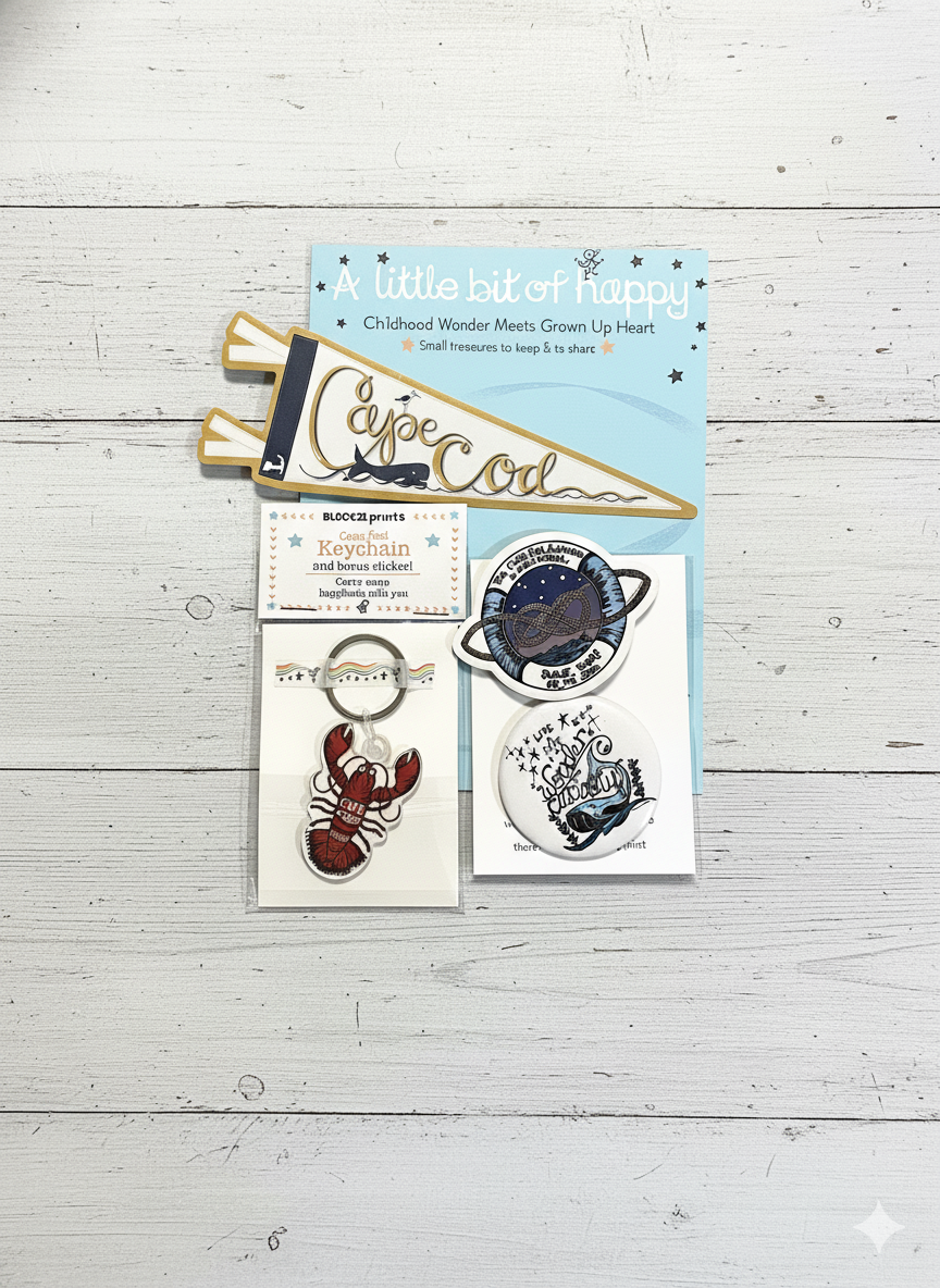 Cape Cod Little Bits of Happy Bundle - New England Stationery + Gifts