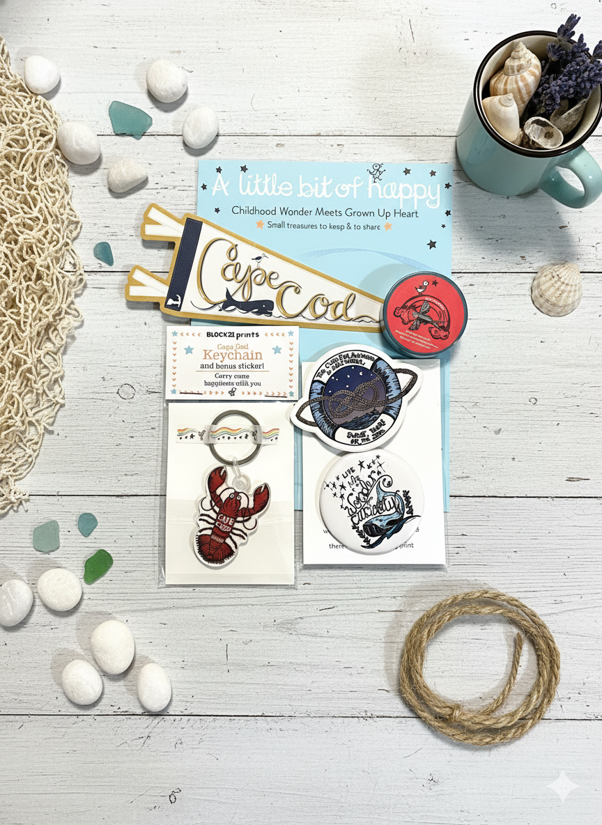 Cape Cod Little Bits of Happy Bundle - New England Stationery + Gifts