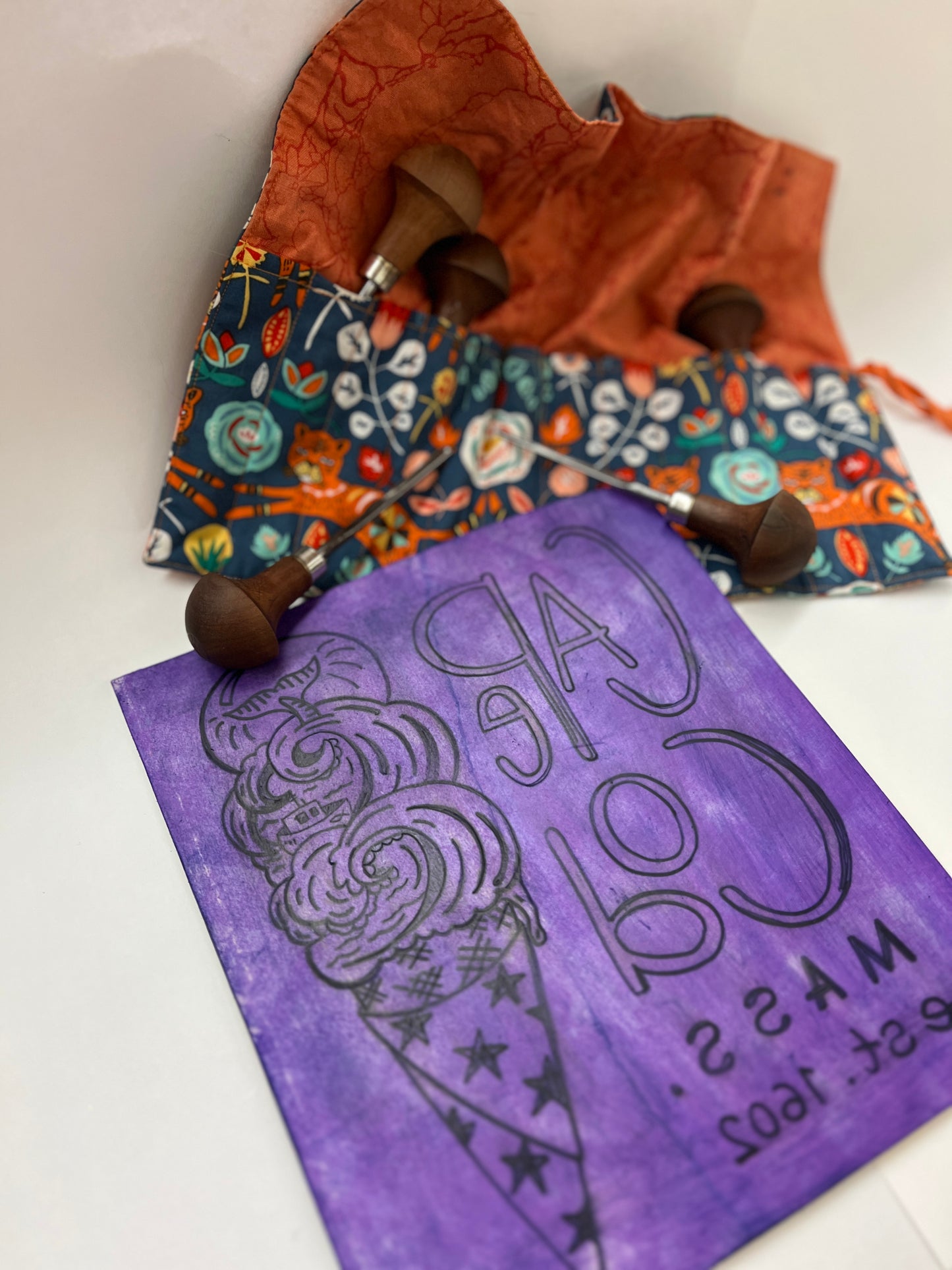 Cape Cod Massachusetts ICE CREAM Die-Cut Vinyl Sticker Weather Proof Decal