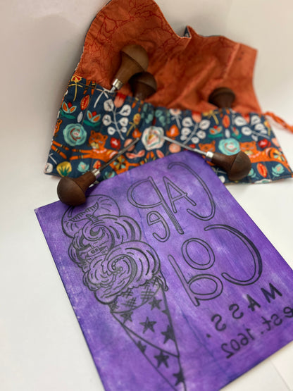 Cape Cod Massachusetts ICE CREAM Die-Cut Vinyl Sticker Weather Proof Decal