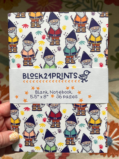 Gnome Notes - Illustrated Softcover Notebook