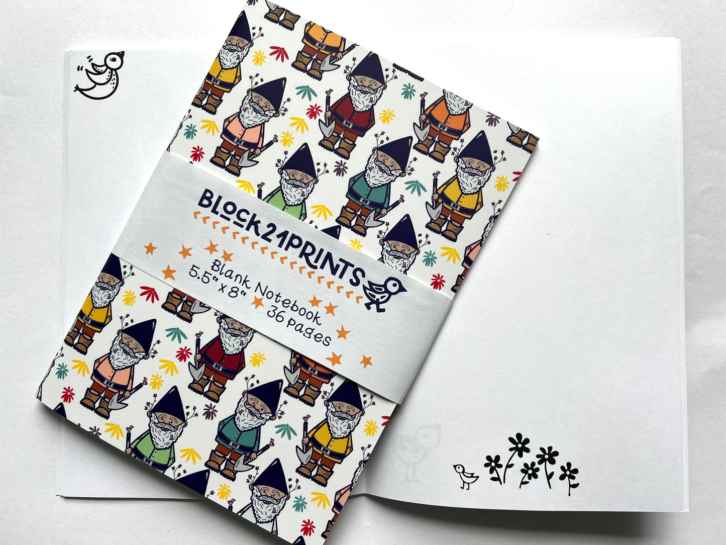 Gnome Notes - Illustrated Softcover Notebook