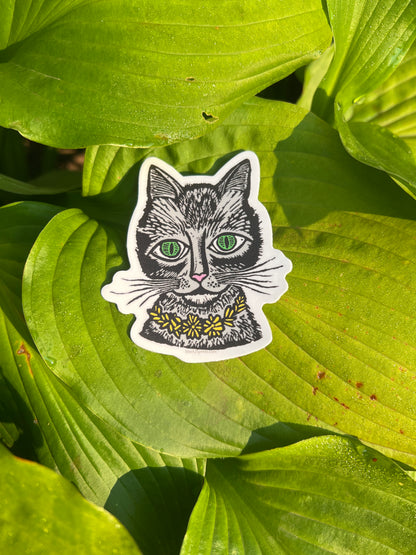 Cat Face Sticker