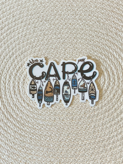 Cape Cod Massachusetts BUOY Die-Cut Vinyl Sticker Weather Proof Decal