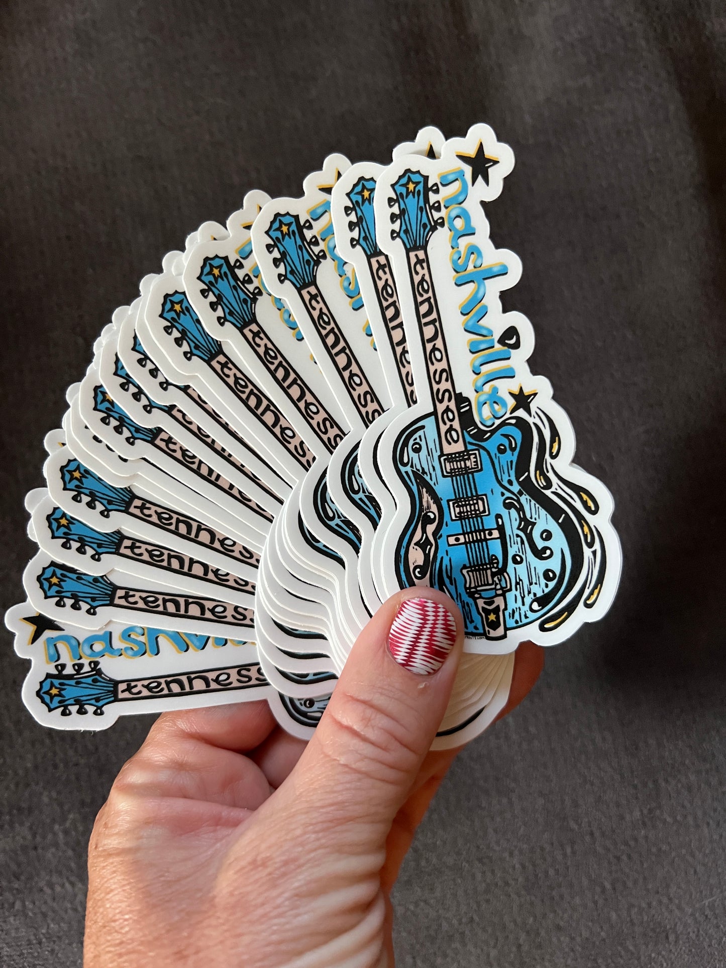 Nashville Tennessee Die Cut Vinyl Sticker