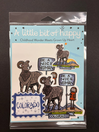 Colorado Gift Bundle | Stickers & Postcard