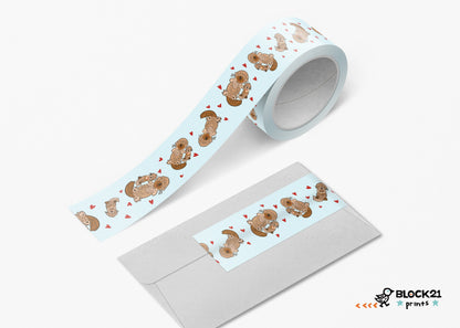 Two Happy Otters Washi Tape