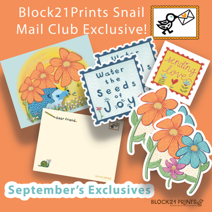 Snail Mail Club CLASSIC - Tier 1 - A Monthly Subscription