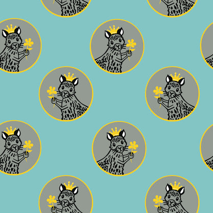 Royal Squirrel Gift Wrap Sheet - set of two