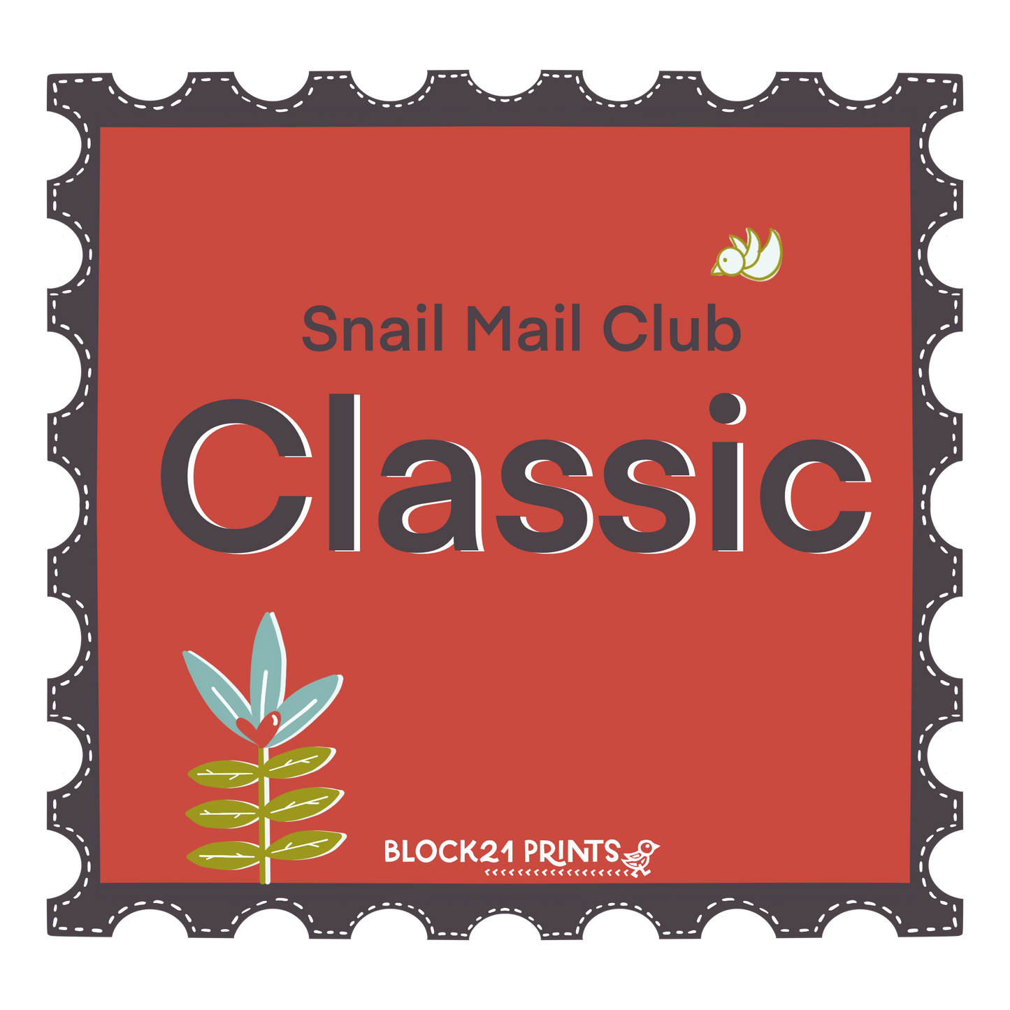 Snail Mail Club CLASSIC - Tier 1 - A Monthly Subscription