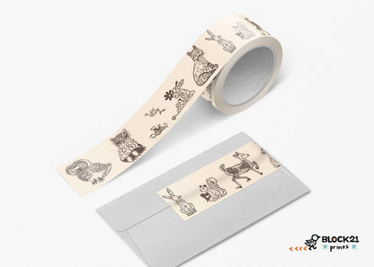 Woodland Creatures Washi Tape Decorative Tape