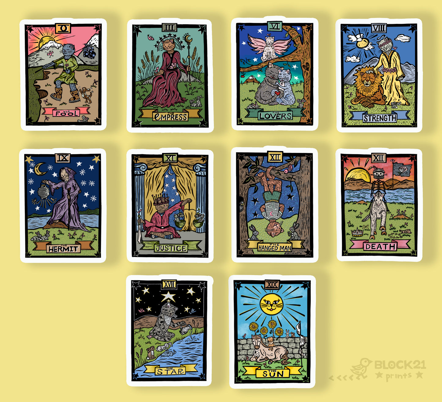 Judgement Tarot Card Die Cut Vinyl Sticker