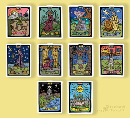 Judgement Tarot Card Die Cut Vinyl Sticker