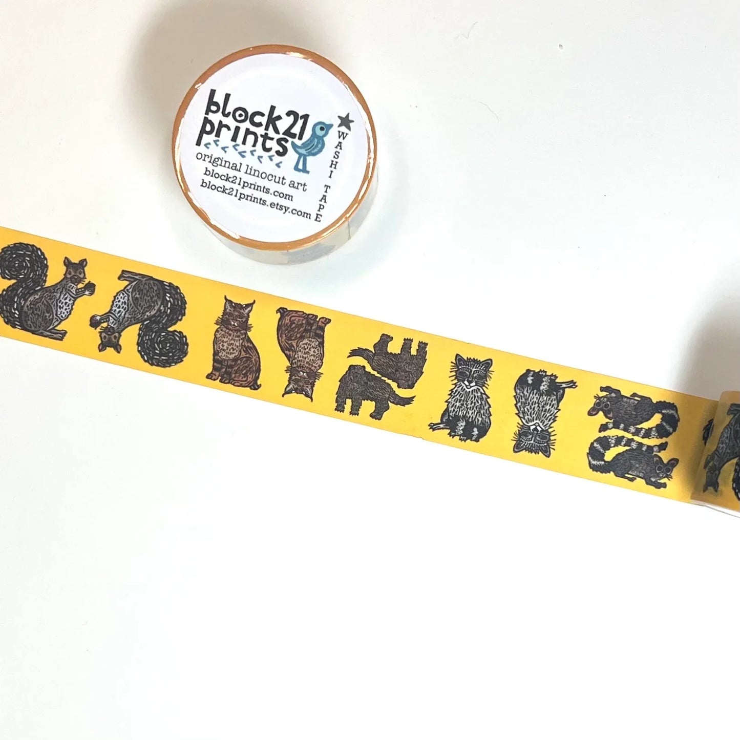 Land Animals Washi Tape Decorative Tape