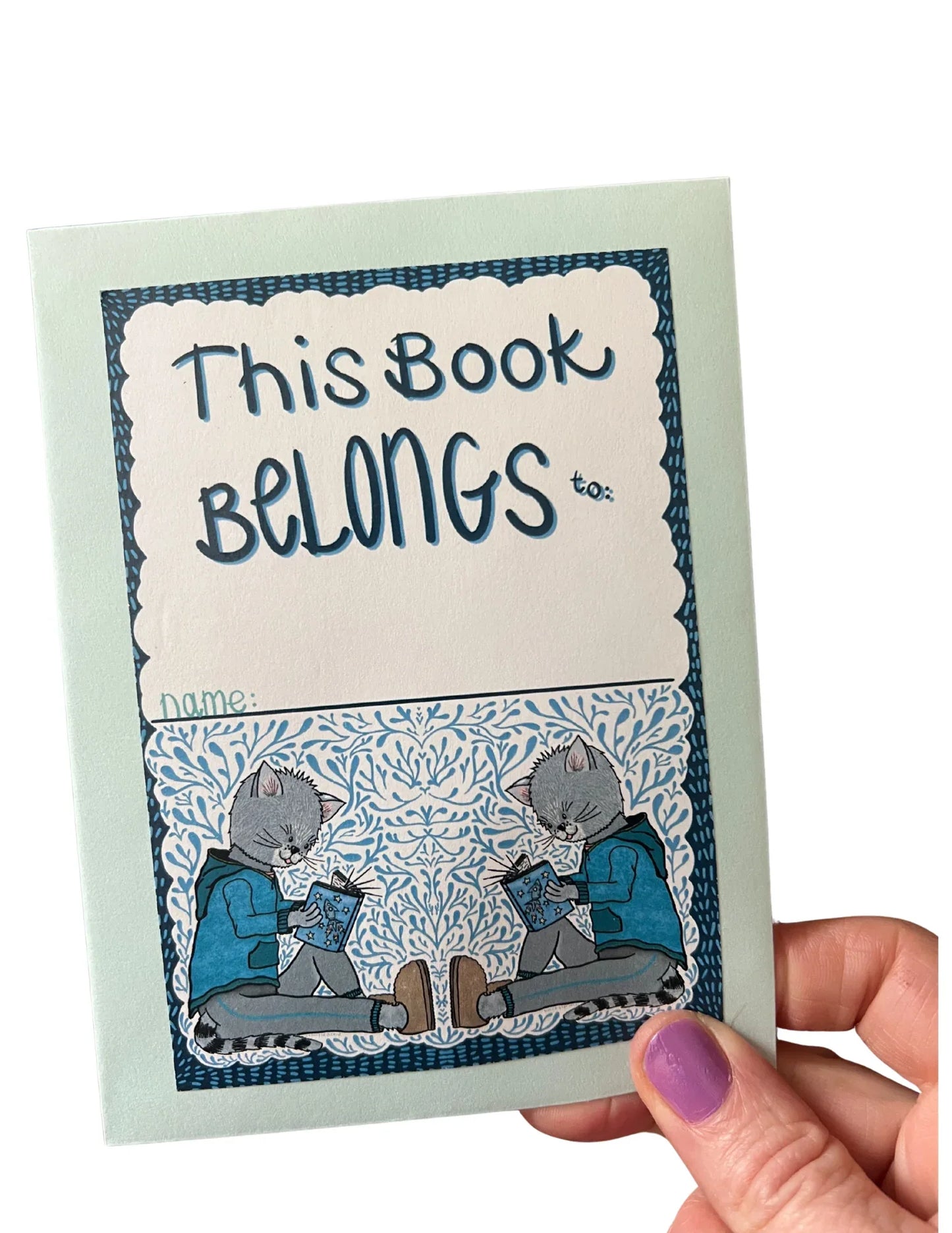 This Book Belongs To Bookplates – Cozy Cats