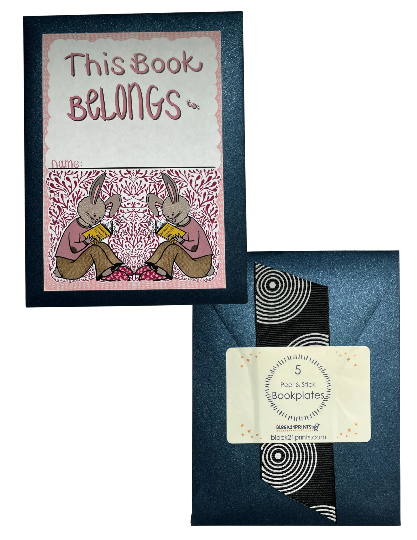 This Book Belongs To Bookplates – Reading Rabbits