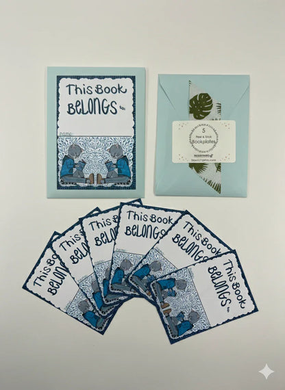 This Book Belongs To Bookplates – Cozy Cats