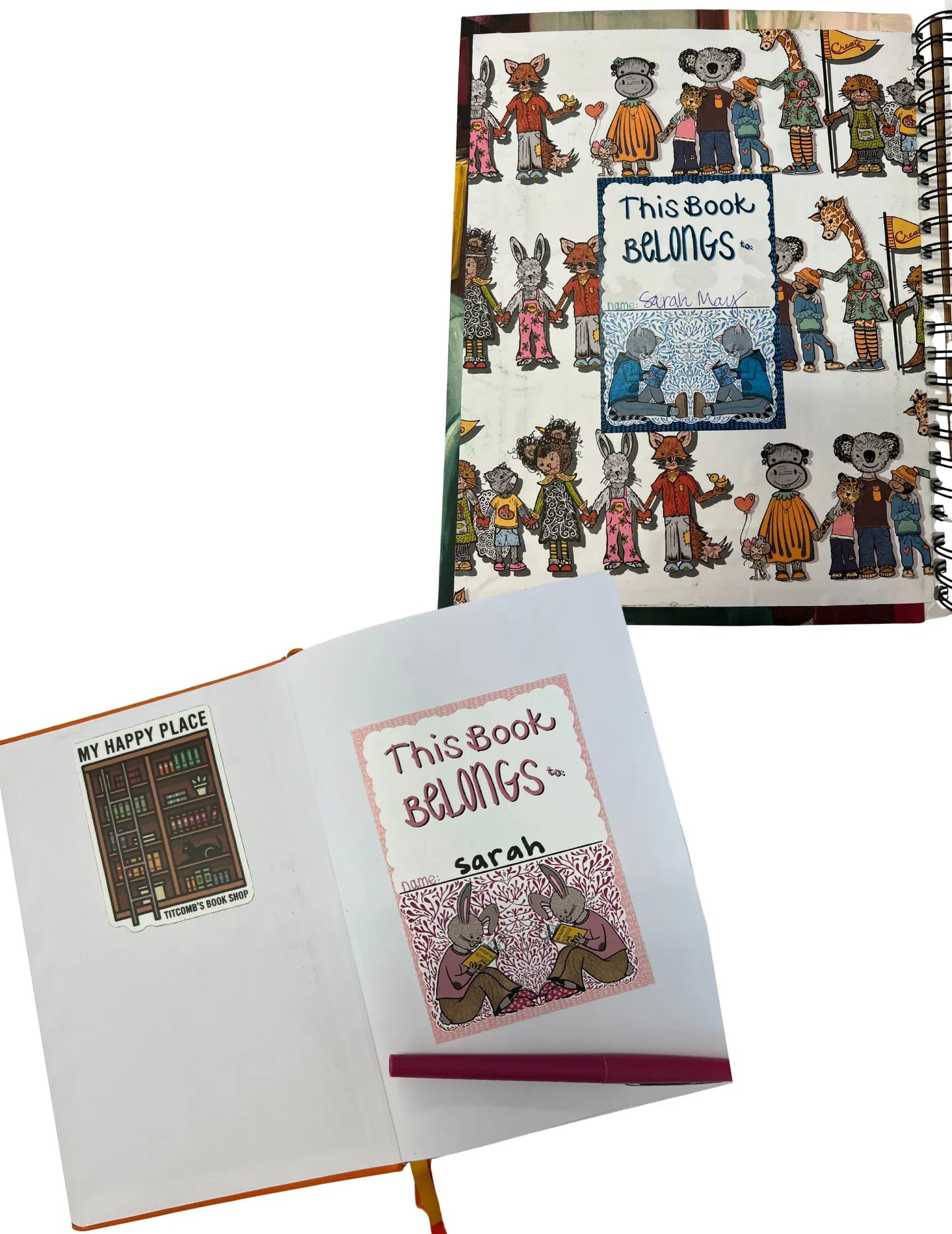 This Book Belongs To Bookplates – Cozy Cats
