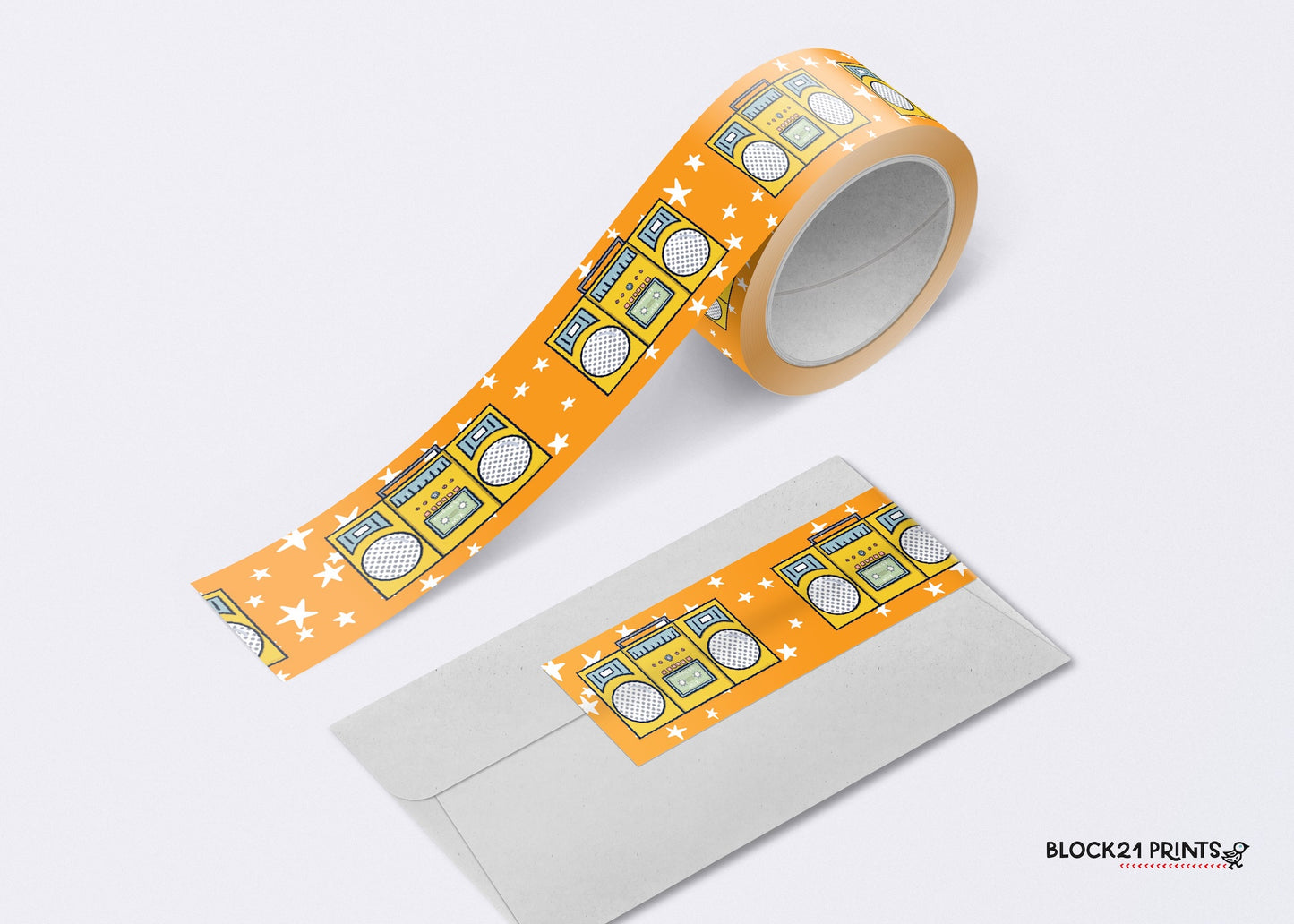 Boombox 1980s retro 1 inch Washi Tape