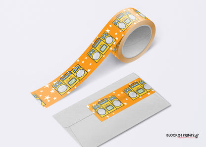 Boombox 1980s retro 1 inch Washi Tape