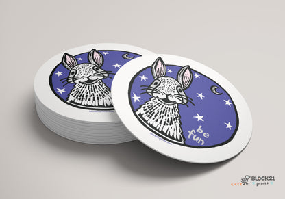 Be Fun Bunny Coasters - Set of 4