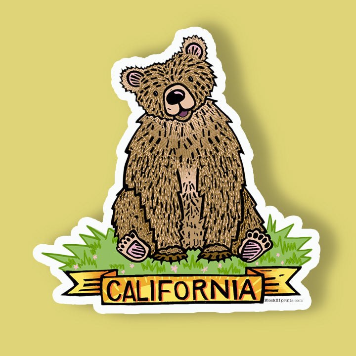 California Bear Sticker