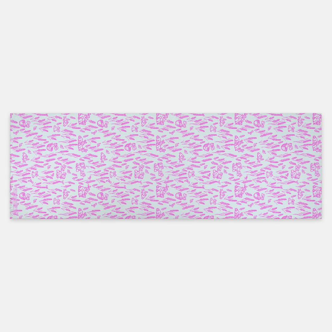 Bunny and Wheat Pashmina Scarf - FREE SHIPPING