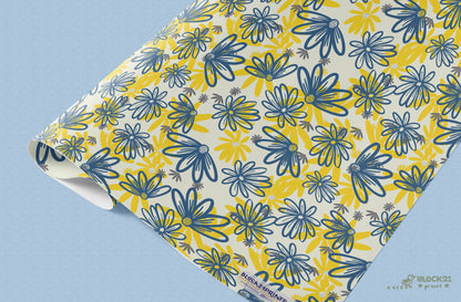 Floral Frenzy Gift Wrap Sheet - set of two