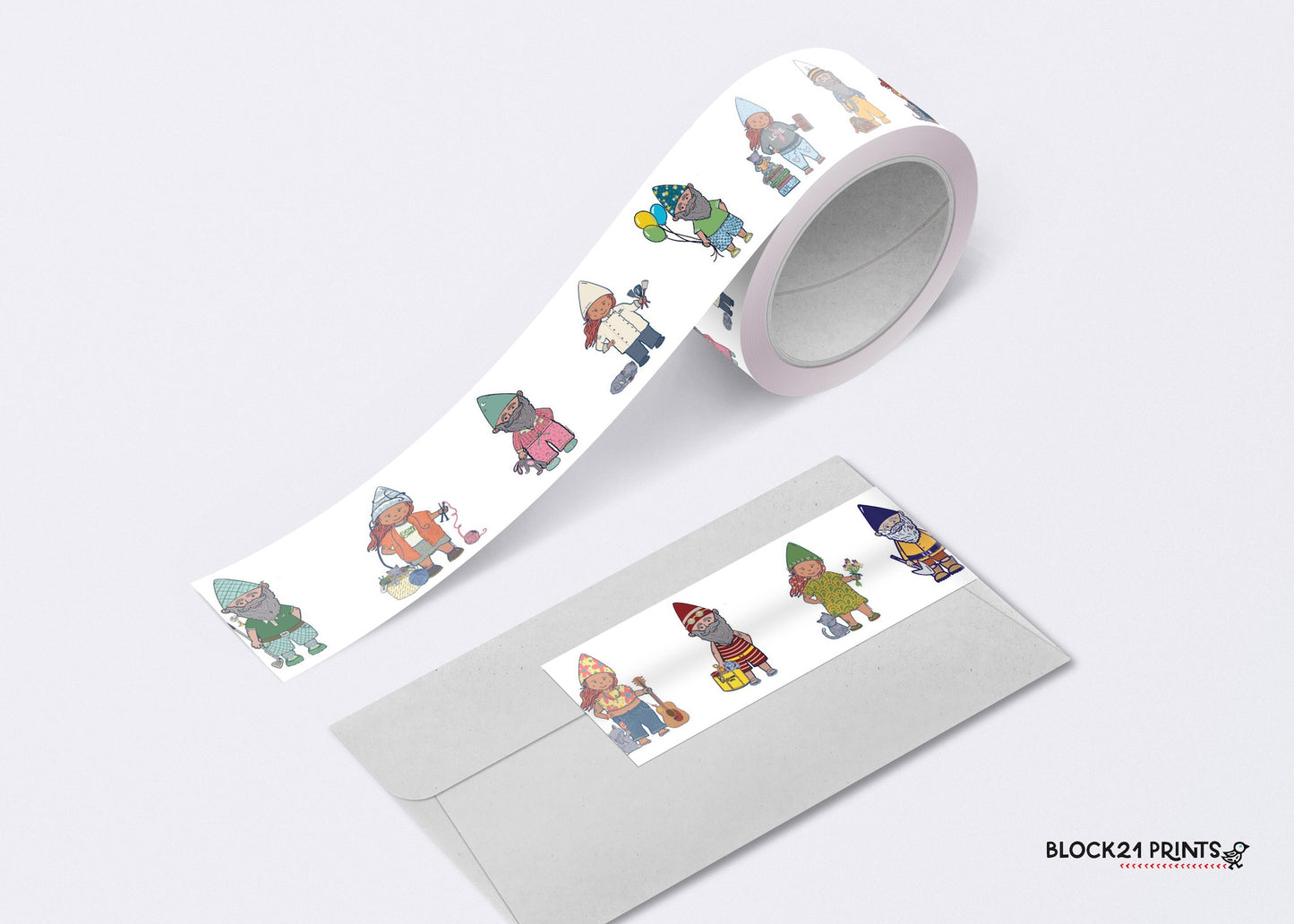 Gnome 1 inch Washi Tape