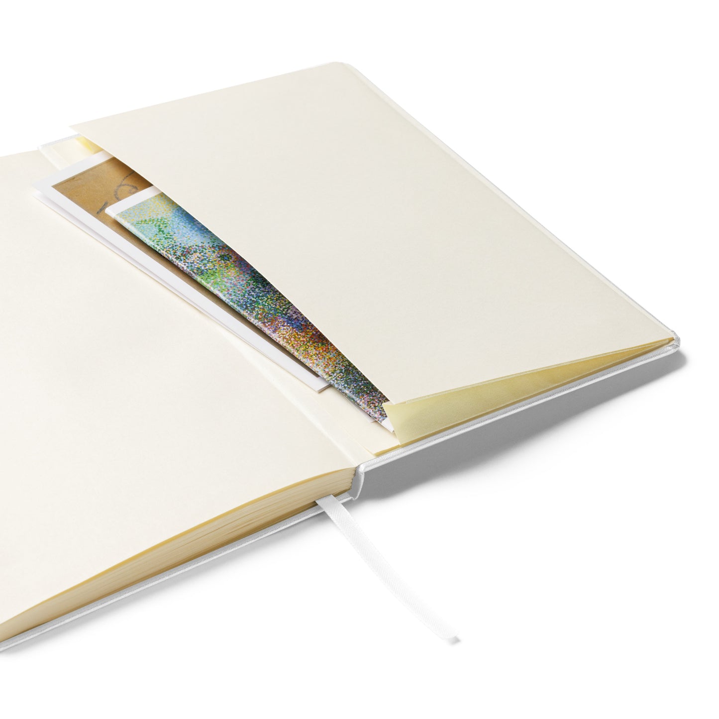 Just Start Hardcover bound Lined Journal with pocket