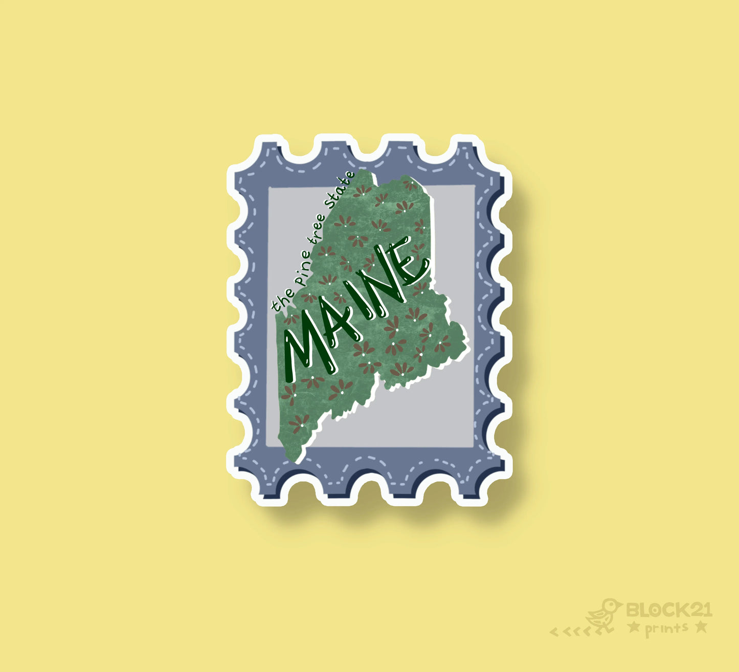 Maine Gift Bundle | Stickers + Postcard