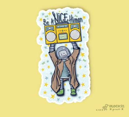 Boombox 1980s retro 1 inch Washi Tape