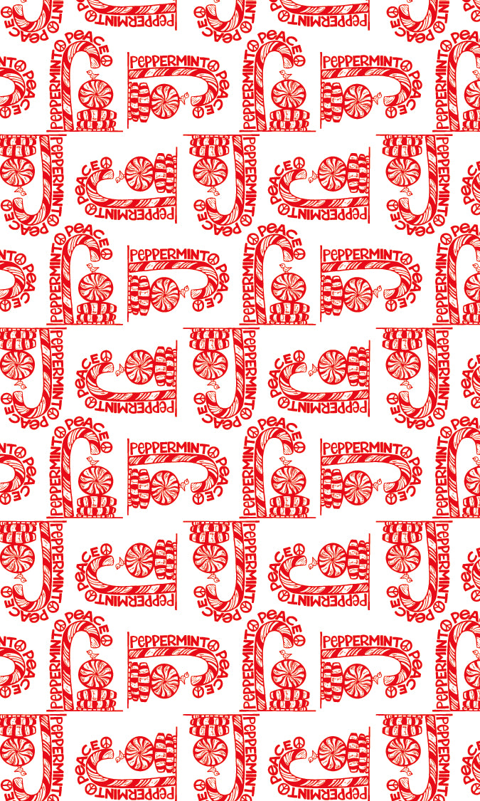 Holiday Winter Candy Cane Bears - Gift Tags - set of 5 (Copy)