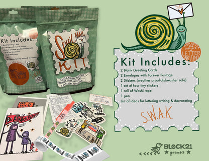 Snail Mail Kit - everything included (postage too!)