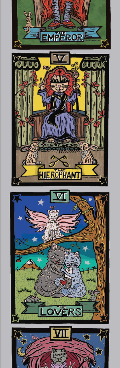 Tarot Cats 1 inch Washi Tape