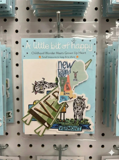 Vermont Gift Bundle | Stickers & Postcard
