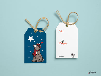 Holiday Gift Tags - set of 5 - Multipack designs